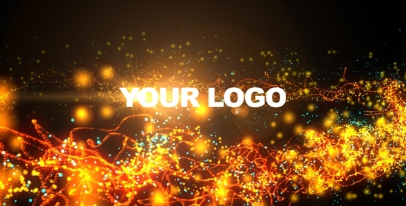 Logo Strings & Particles Animation
