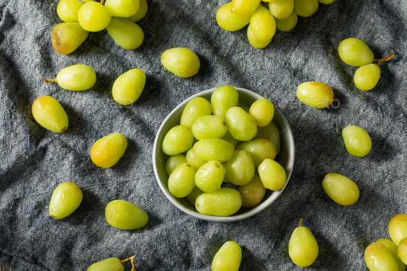 Organic Raw Green Grapes Stock Photo by ©bhofack2 334374396