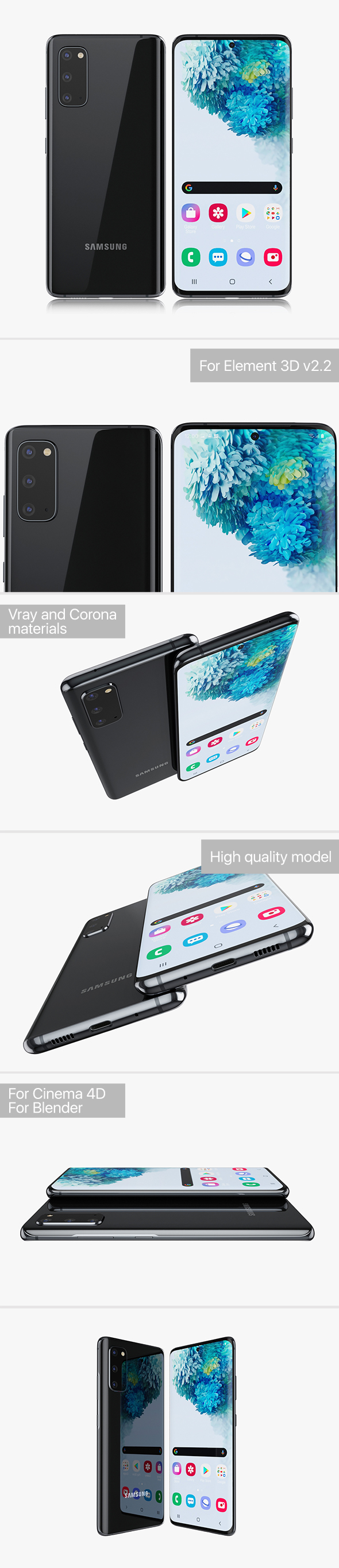 Samsung Galaxy S20 - 3Docean 25577772