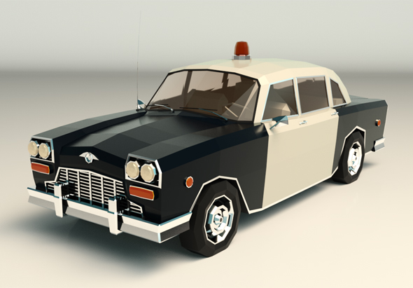 Low Poly Police - 3Docean 25579421