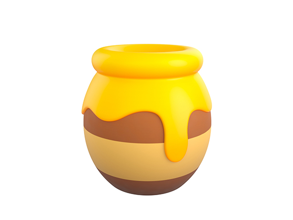 Honey Jar - 3Docean 25580048