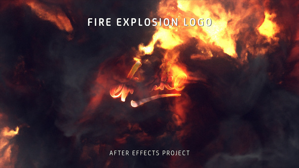 Fire Explosion Logo - VideoHive 25581039