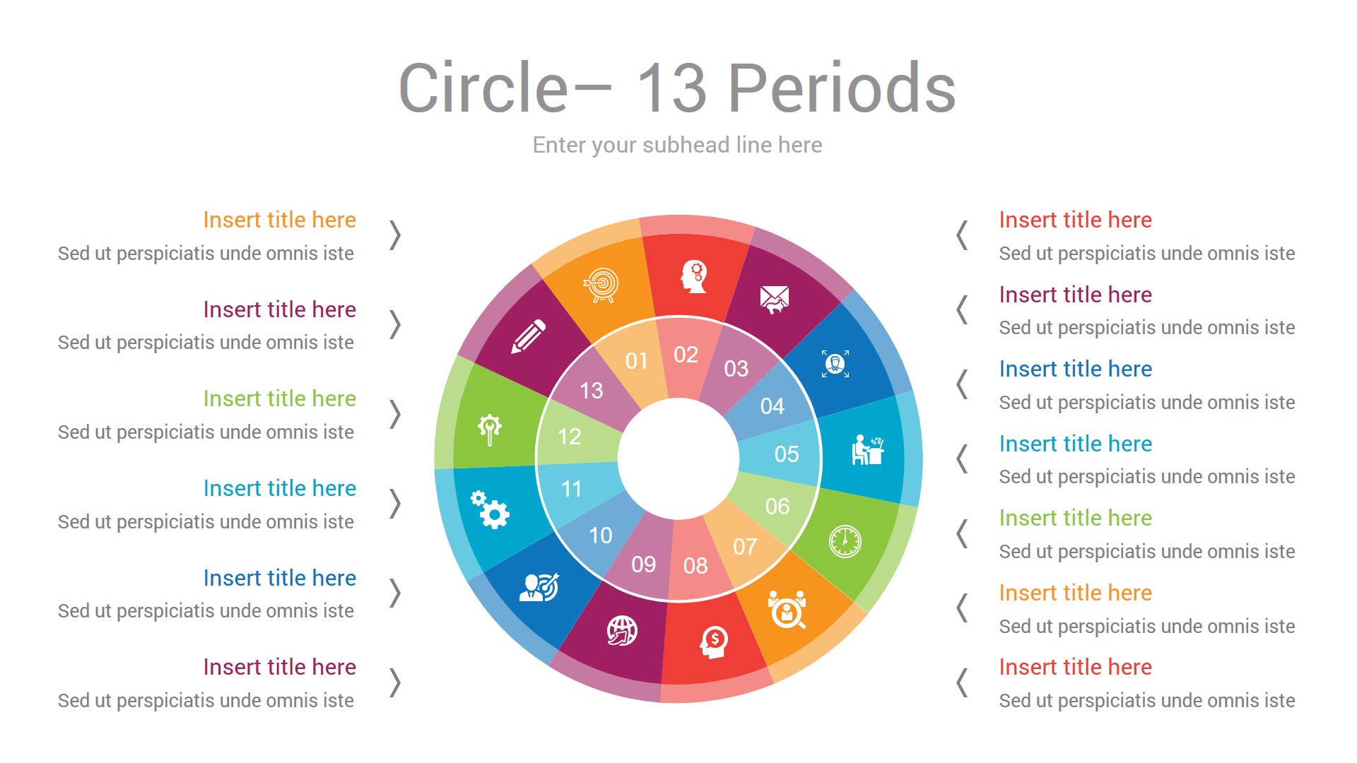 Circle Infographics Google Slides Template Diagrams By CiloArt 