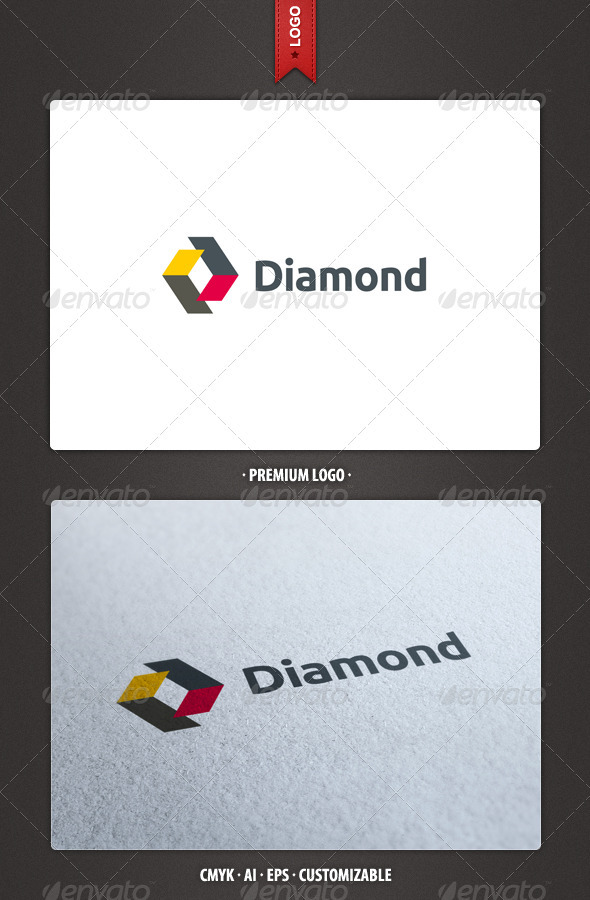 Diamond Logo Template - Abstract Logo Templates