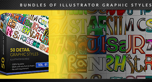 Bundles of Illustrator Styles