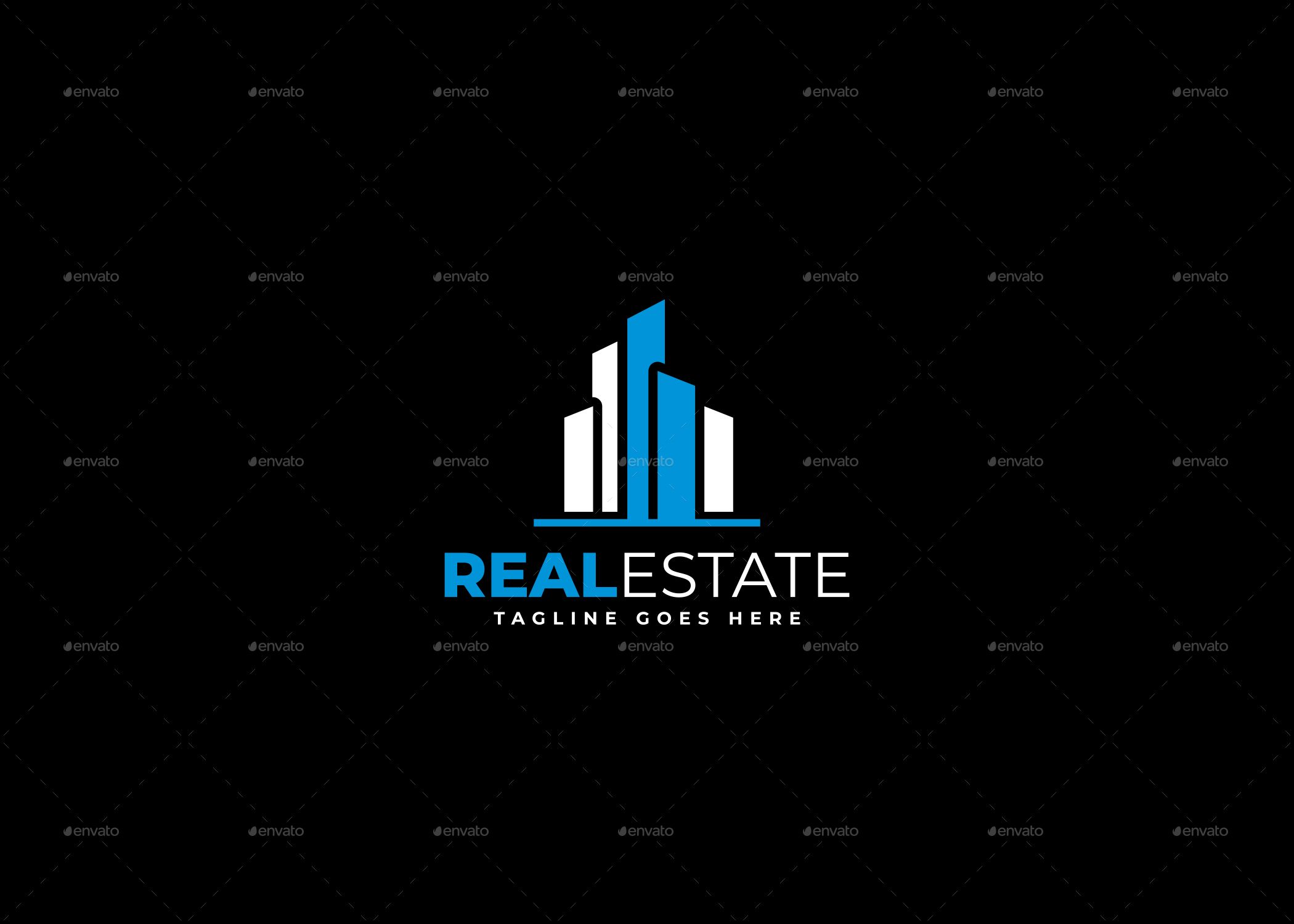 Real Estate Building Logo By Oviraj Banik Graphicriver