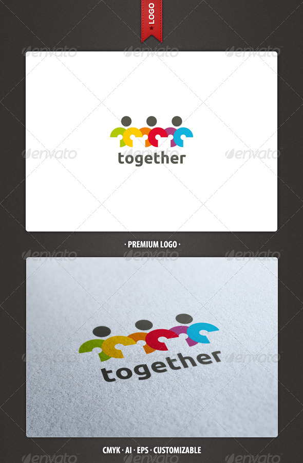 Together Logo Template - Humans Logo Templates