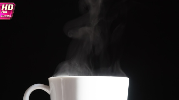 Porcelain Cup With Hot Drink alt