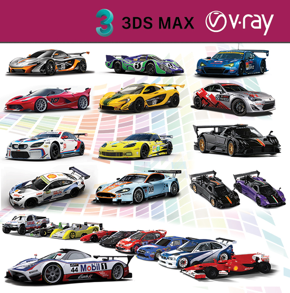 Cars Collection - 3Docean 25587577