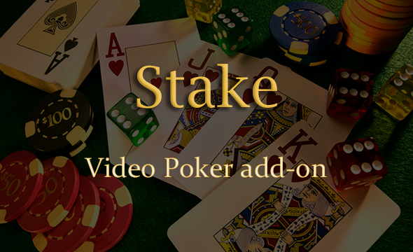 Video Poker Add-on for Stake Casino Gaming Platform