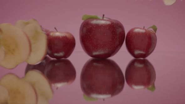 Health Food Red Apples Fruits Fresh with More Chips Delicious Cripsly alt