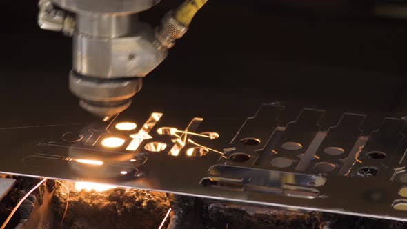 Automated Machine CNC Laser Cutting Metal Plate