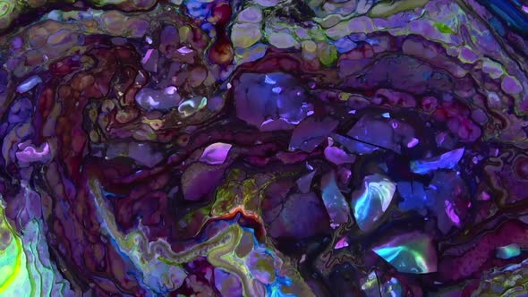 Abstract Colorful Sacral Liquid Waves Texture 356 alt