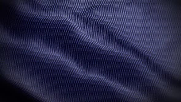 Blue Carbon Waving Flag Loop alt