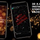 30 Vertical Instagram Story X-mas Backgrounds - VideoHive Item for Sale
