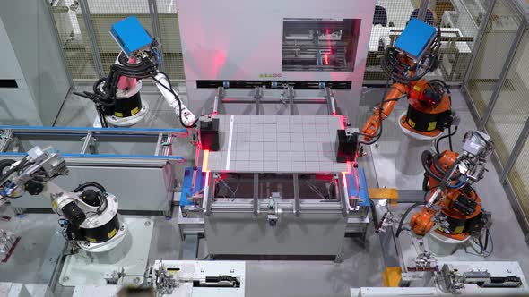 Technological Manufacturing Unit Robots