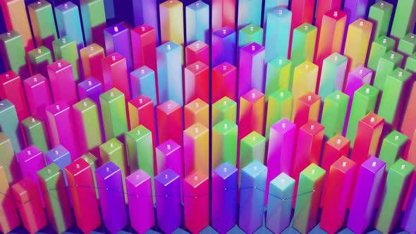 Multicolor Bars Counters and Graph alt