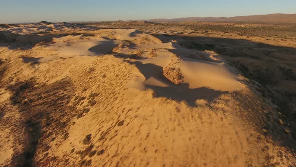 Aerial View Of Sand Dunes - South Africa alt