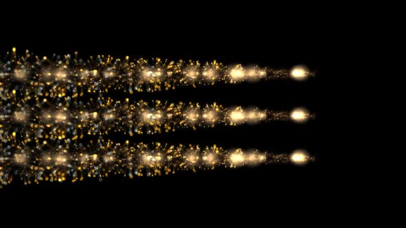 Sparkling Rockets Background Loop