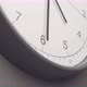 Clock Face on Dark Grey Office Wall - VideoHive Item for Sale