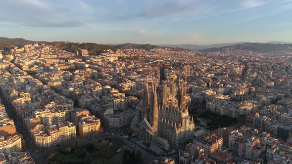 Aerial View of Barcelona alt