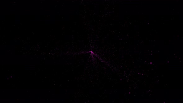 Purple Laser Light Particles