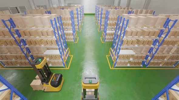 AGV Forklift Trucks-Transport More with Safety in warehouse.
