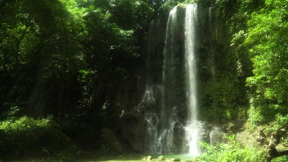 Beautiful Tropical Waterfall alt