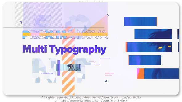 Multi Typo - VideoHive 25594387