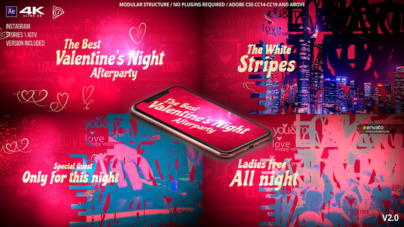 Valentines Day AfterParty - VideoHive 10225477