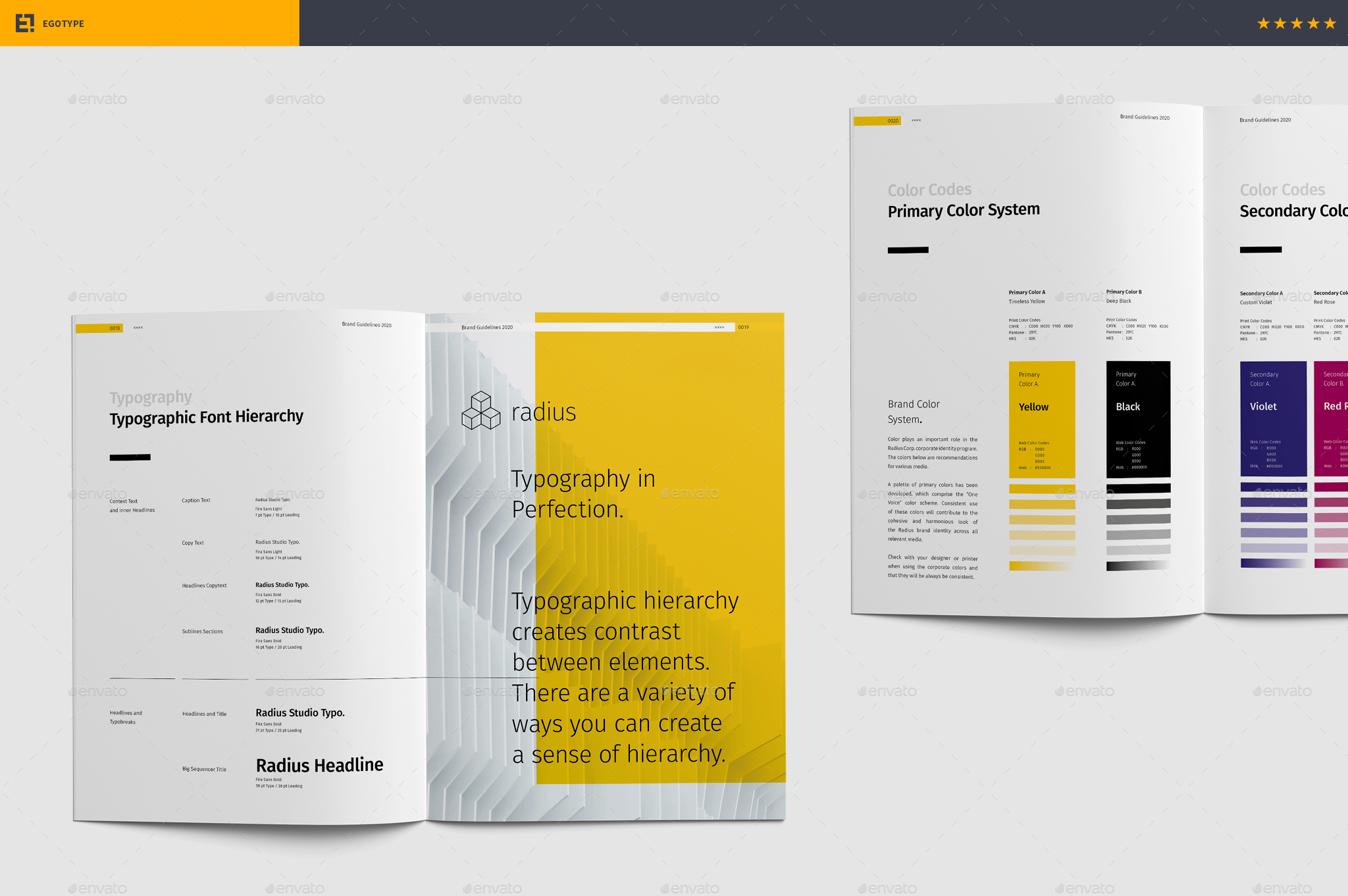 Brand Manual, Print Templates | GraphicRiver