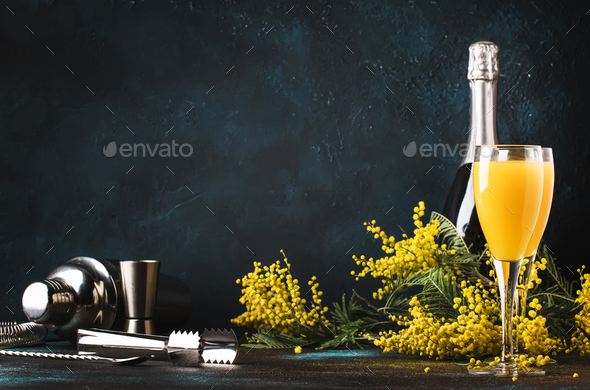 cocktail mimosa - Stock Photo - Images