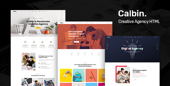 Calbin - Creative Digital Agency HTML5 Template
