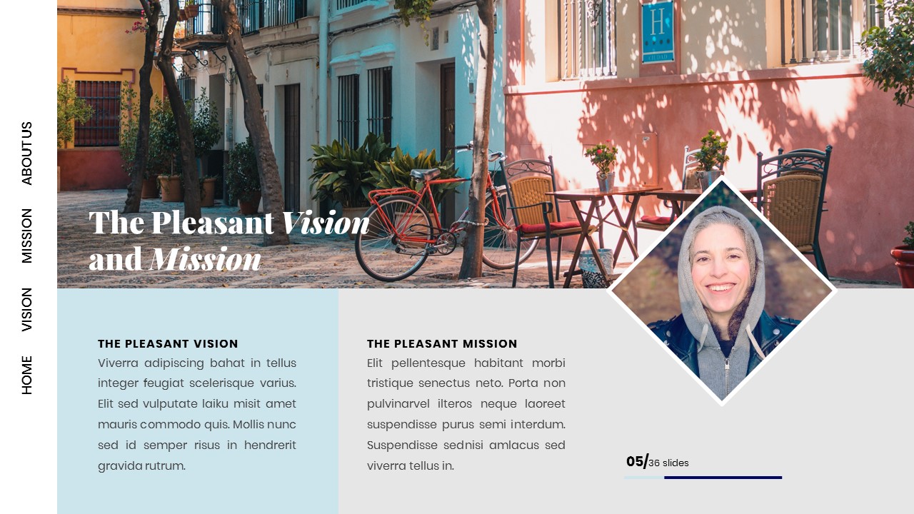Pleasant – Creative Business PowerPoint Template, Presentation Templates