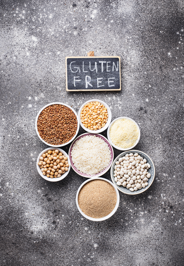 Set of gluten free products