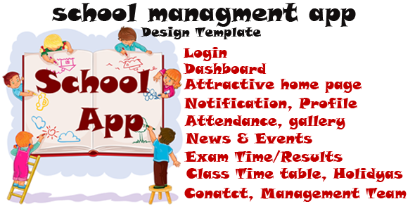 School management Application Template