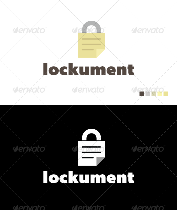 Lockument - Logo Template