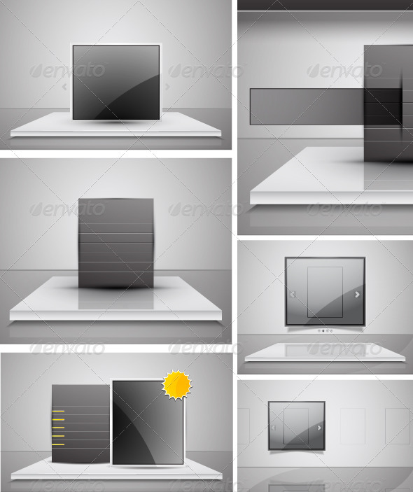 Vector Glossy Promotion Pack - Backgrounds Business