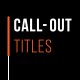 Call Out Titles - VideoHive Item for Sale