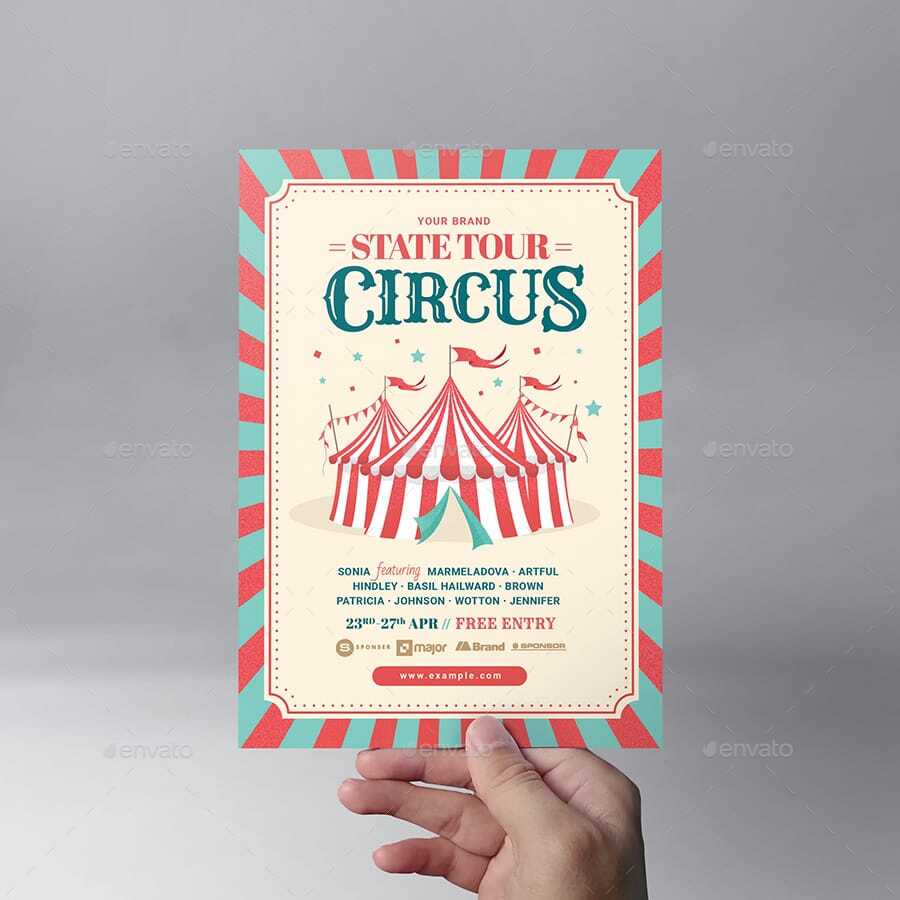 Circus / Carnival Flyer Template, Print Templates | GraphicRiver