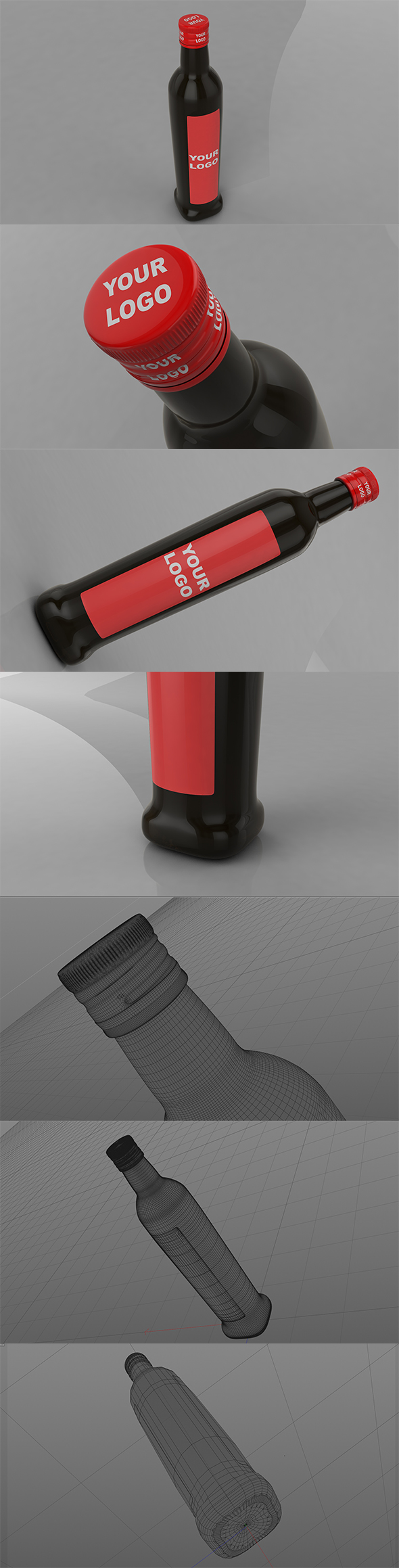 3D Bottle - 3Docean 25616069