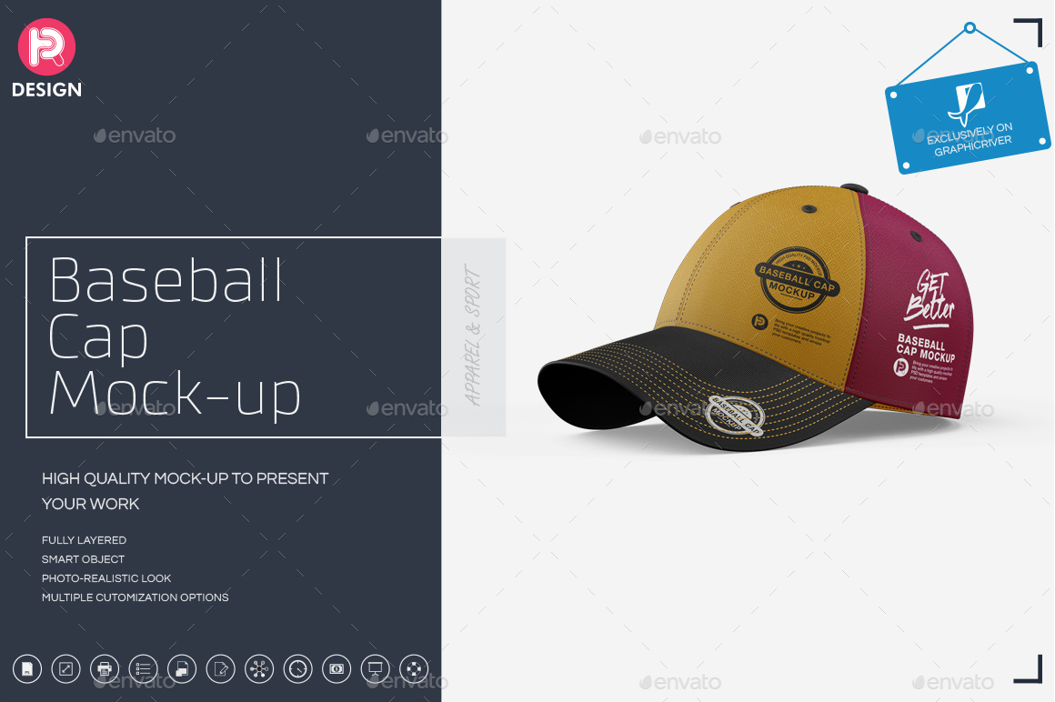 Baseball Cap Mockup by TRDesignme | GraphicRiver