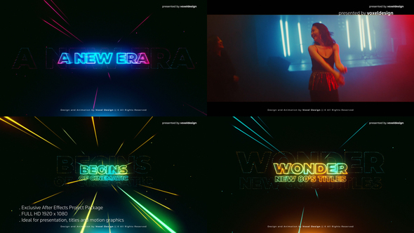 Wonder 80s Cinematic - VideoHive 25624372