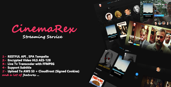 CinemaRex – Streaming Service