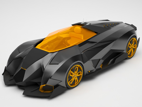 Lamborghini Egoista - 3Docean 25626275