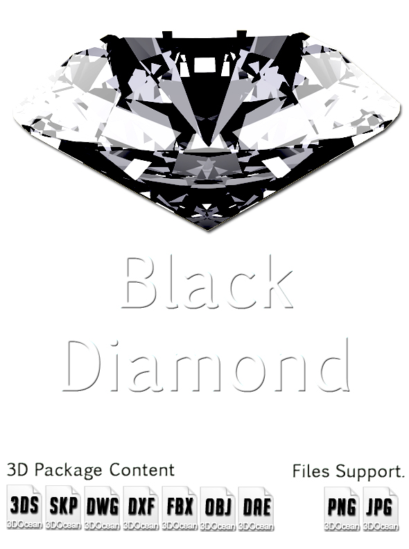 3D Black Diamond - 3Docean 25506380