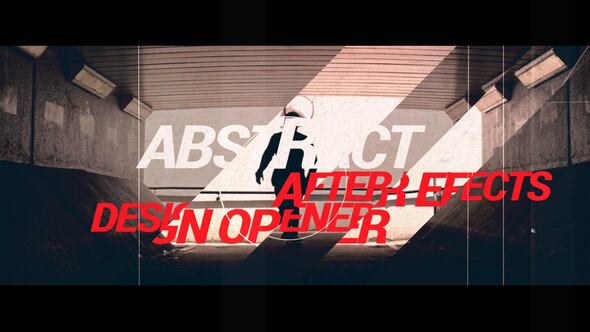 Urban Abstract Opener - VideoHive 25631408