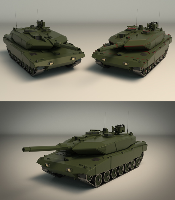 Low Poly Tank - 3Docean 25631826