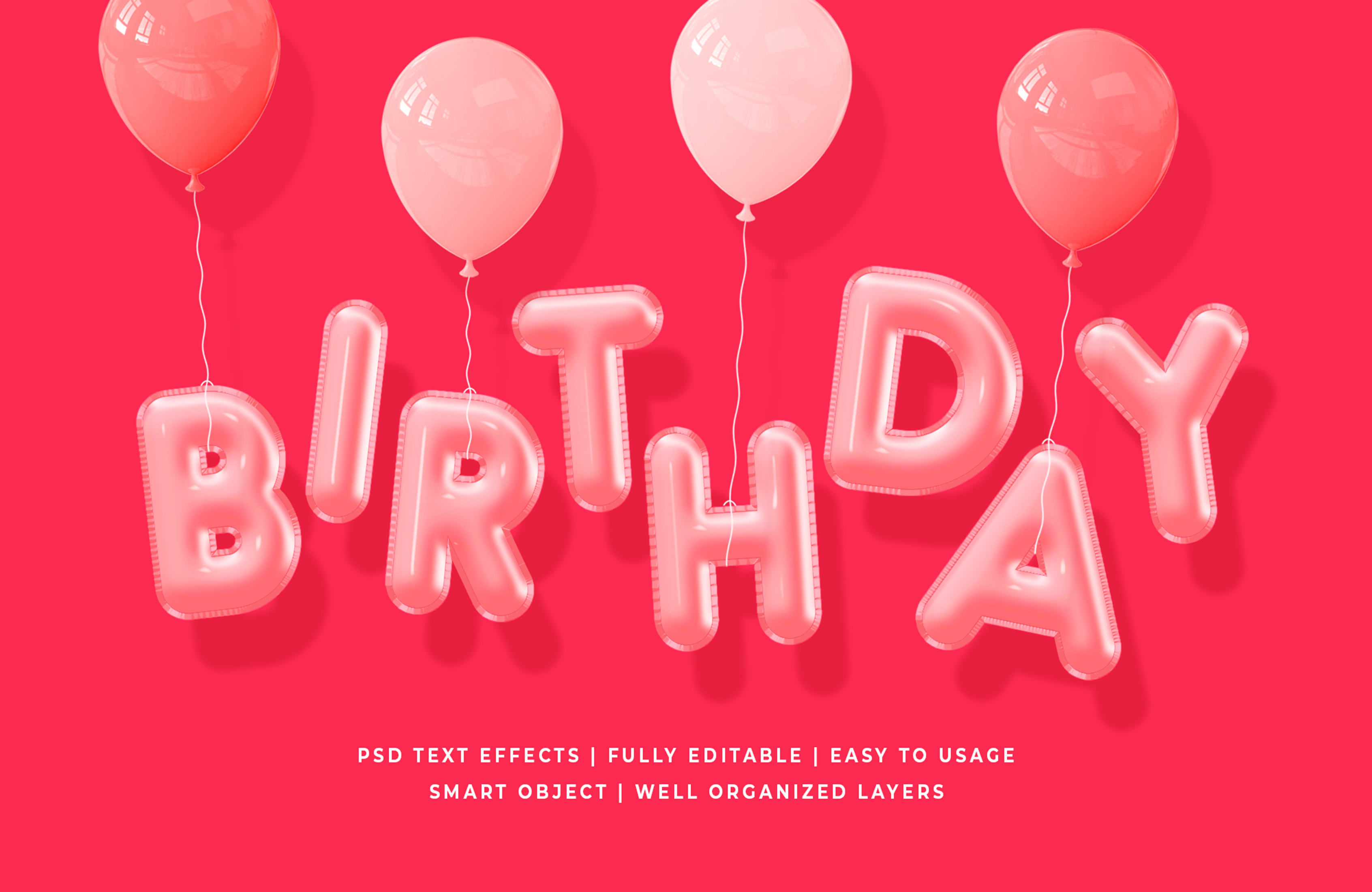 Download Birthday Party 3d Text Style Effect Mockup by Syifa5610 ...