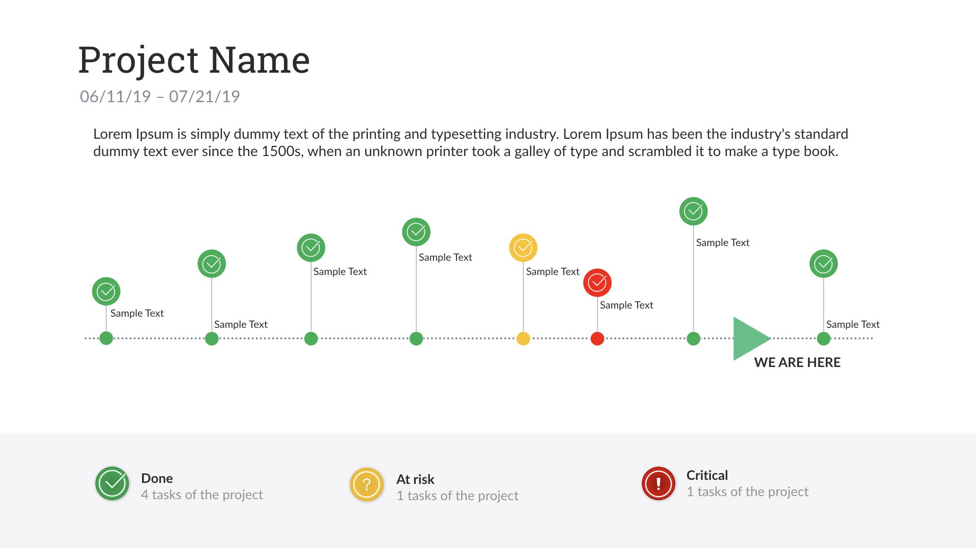 Project Status Keynote Presentation Template by SanaNik | GraphicRiver